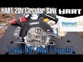HART 20v 6 1/2" Circular Saw Unboxing and Review