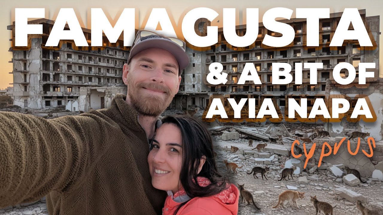 Пересечение границы с Северным Кипром 🇨🇾 | Город-призрак Фамагуста, Айя-Напа и пляжи (видеопутеше...