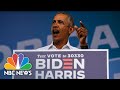 Obama Slams Trump's Behavior, Says Biden Will Be 'Normal President' | NBC News