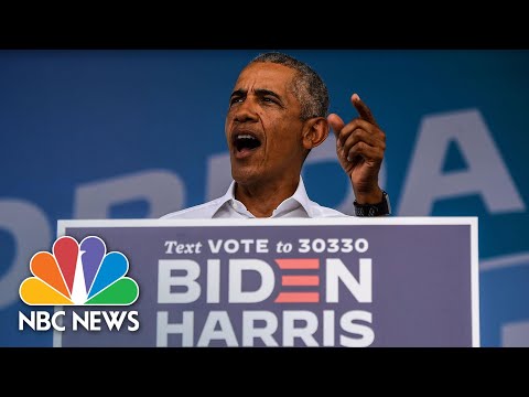 Obama Slams Trump's Behavior, Says Biden Will Be 'Normal President' - NBC News.