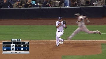 SF@SD: Alonso starts inning-ending double play