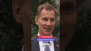 What's New in UK Autumn Statement 2022 by Jeremy Hunt #shorts