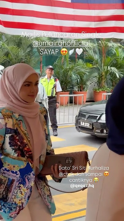 Ketibaan DS Siti Nurhaliza Di Majlis Perlancaran Lagu Sayap By Umairah