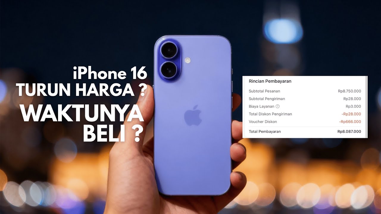 iPhone 16 Harga Sudah TURUN! Saatnya Beli?