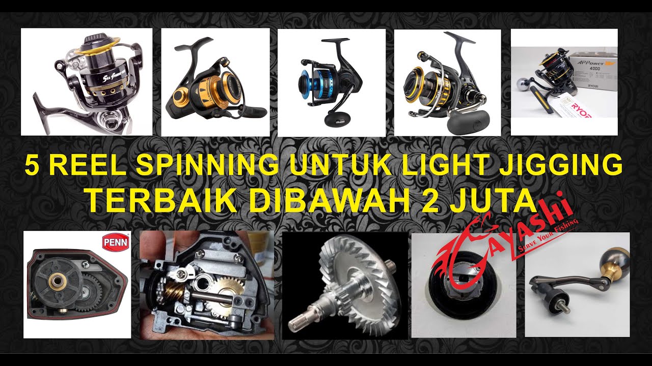5 Reel Spinning Light Jigging Terbaik Harga Dibawah 2 Juta Versi Ayashi Youtube