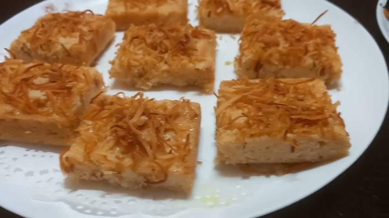 Coconut Blondie(WHITE CHOCOLATE BROWNIE) // PREMIX OF COCONUT Brownie (Blondie)