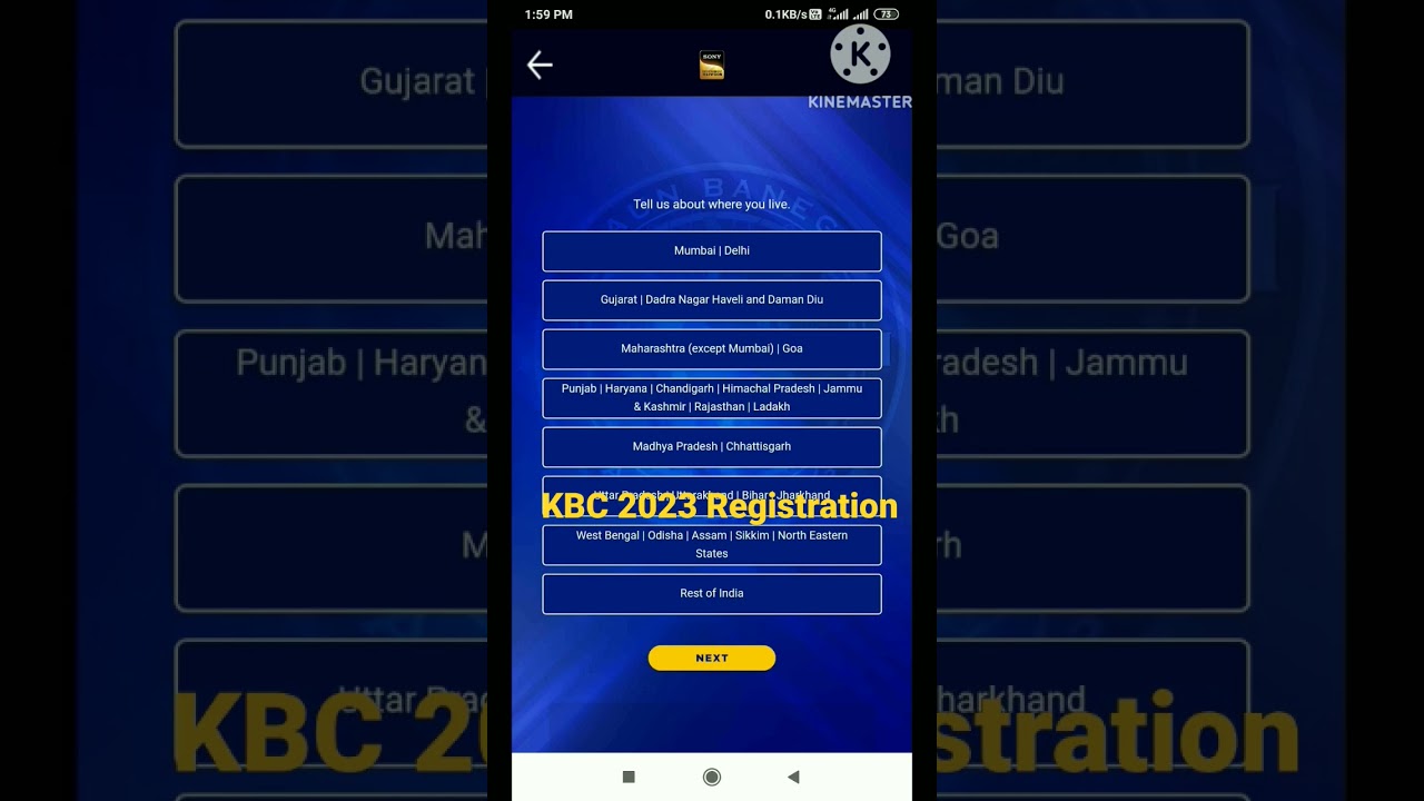 KBC Registration 2023|KBC|kbc season 15 registration|