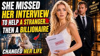 She Missed Her Interview to Help a Stranger… Then a Billionaire Changed Her Life