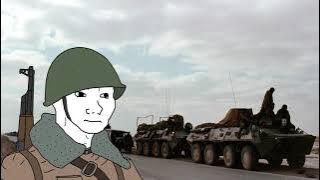 We're leaving/Мы уходим but you're on the last BTR out of Afghanistan