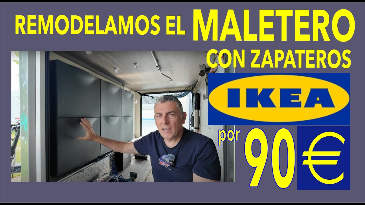 REORGANIZACIÓN Y REMODELACIÓN DEL MALETERO DE LA AUTOCARAVANA.