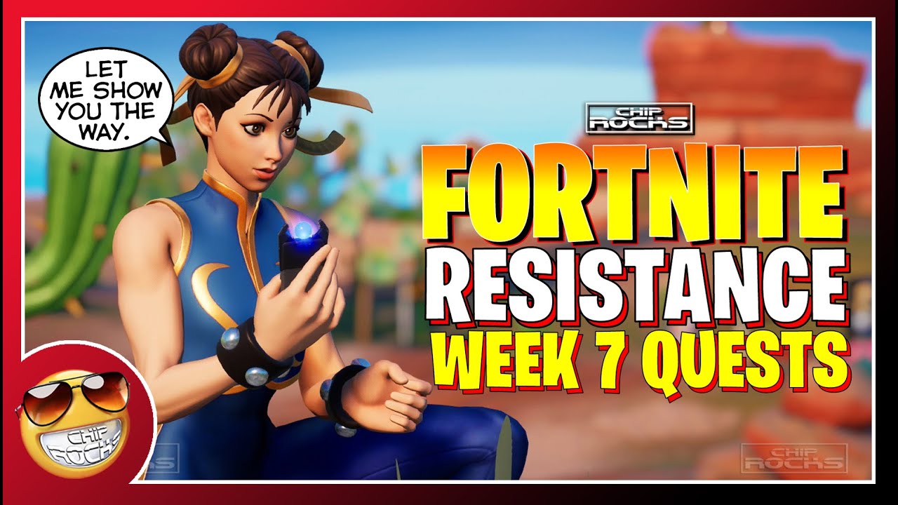 🗺️COMPLETE RESISTANCE WEEK 7 QUESTS GUIDE💳FORTNITE