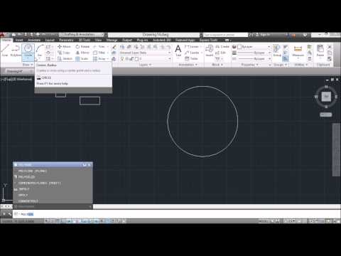 AutoCAD Tutorial (Polygon and Rectangle Tools)