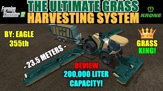 Farming Simulator 17 - Ultimate Grass Harvesting System "Mod Review" screenshot 1