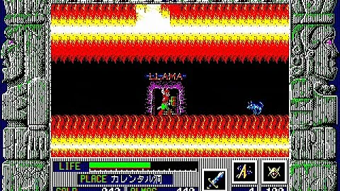 【PC-88】ゼリアード 07-1  ララマ 1 Zeliard 7/11