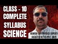 Complete Science Syllabus Class 10 @Physics with Adarsh Sir