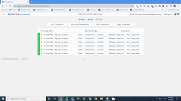 Aeries Gradebook Set-Up