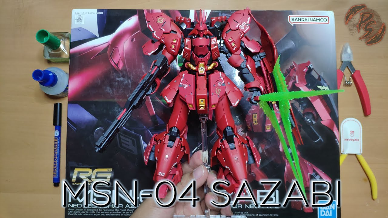 Amazon.com: Bandai RG 1/144 MSN-04 Sazabi [Special Coating