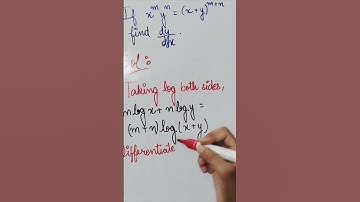 Logarithmic Differentiation practice _class12 #logarithm #calculus #maths #shorts