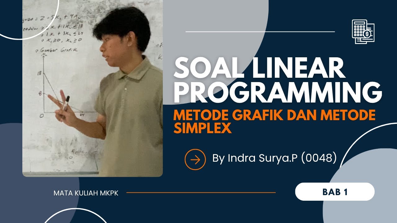 Pembahasan Soal ATS Linear Programming Metode Grafik dan Metode Simplex ...