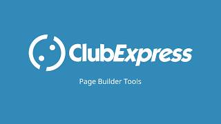 ClubExpress Webinar - Page Builder Tools (4/1/2026)