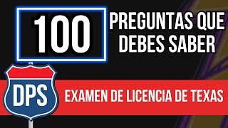 Preguntas De Examen De Manejo En Texas 2026 (100 Preguntas que Debes Conocer)