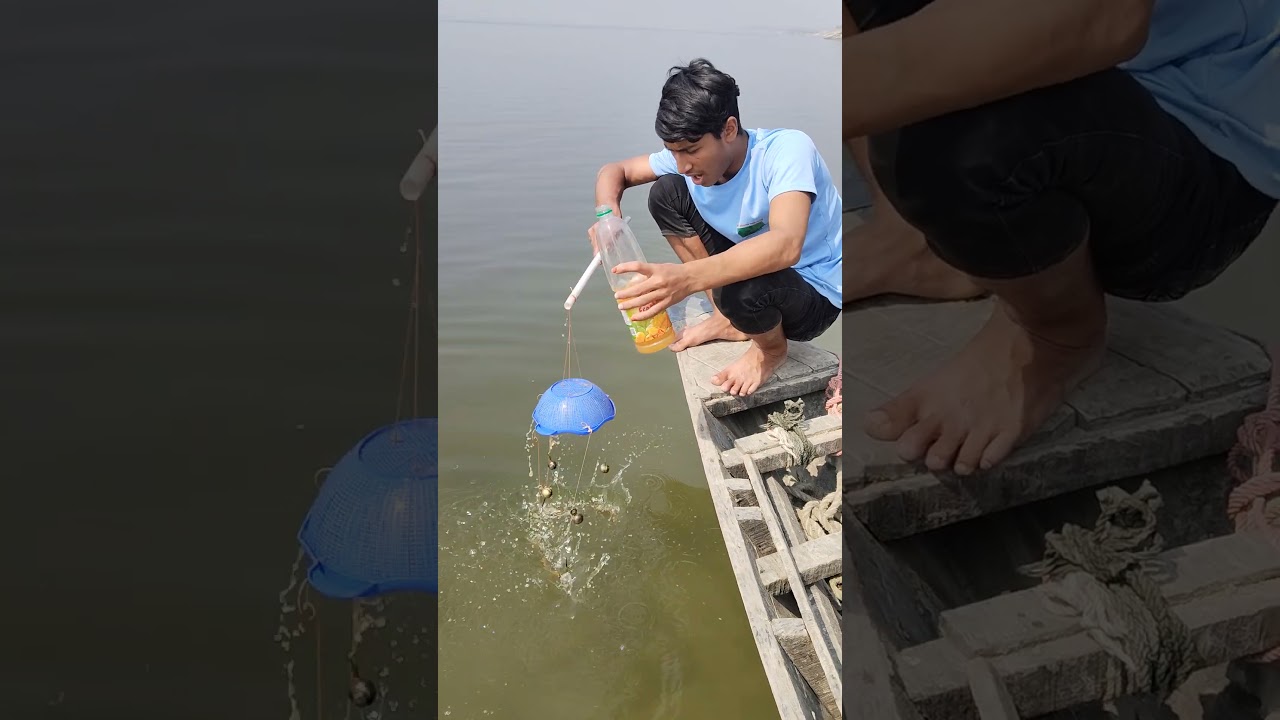 Traditional hook trap Fishing idea! 