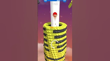 136 Level 💥💥 Stack Ball Gameplay Video #shorts