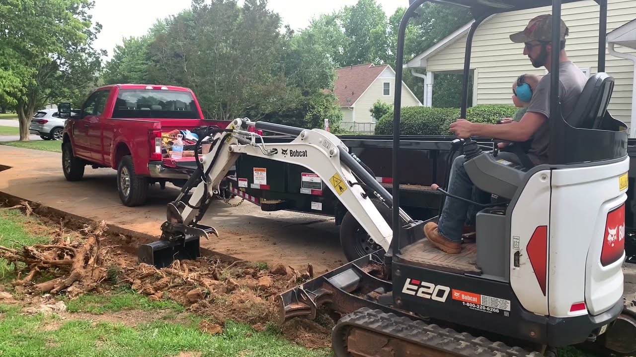 installing a 2 foot drain.