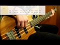 Led Zeppelin - Rock And Roll (Bass Cover) (Play Along Tabs In Video)