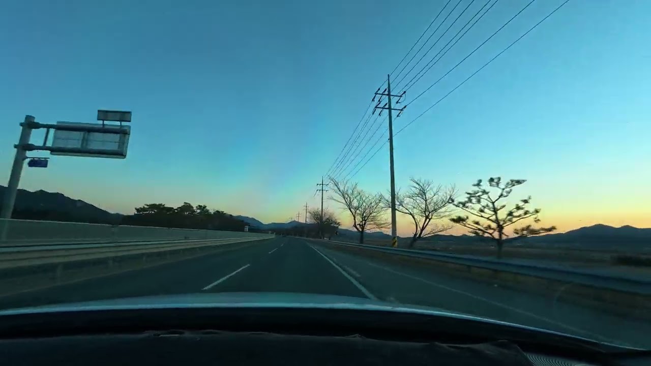 오즈모 액션6 테스트 해질녘