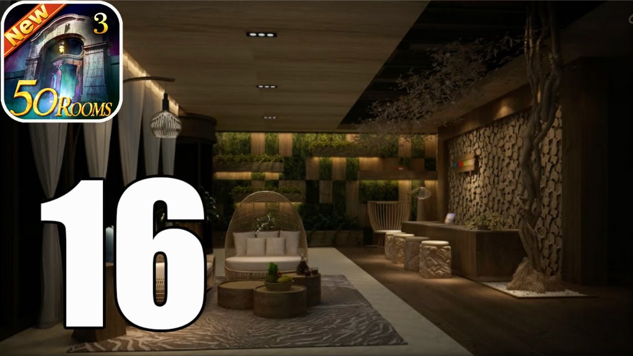 New 50 Rooms Escape 3 Level 16 Walkthrough Android Youtube