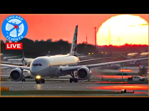 馃敶LIVE CHICAGO O'HARE AIRPORT ACTION | SIGHTS & SOUNDS of PURE AVIATION | AVGEEK ORD PLANE SPOTTING