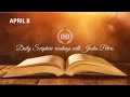 Daily Bible Reading: April 8