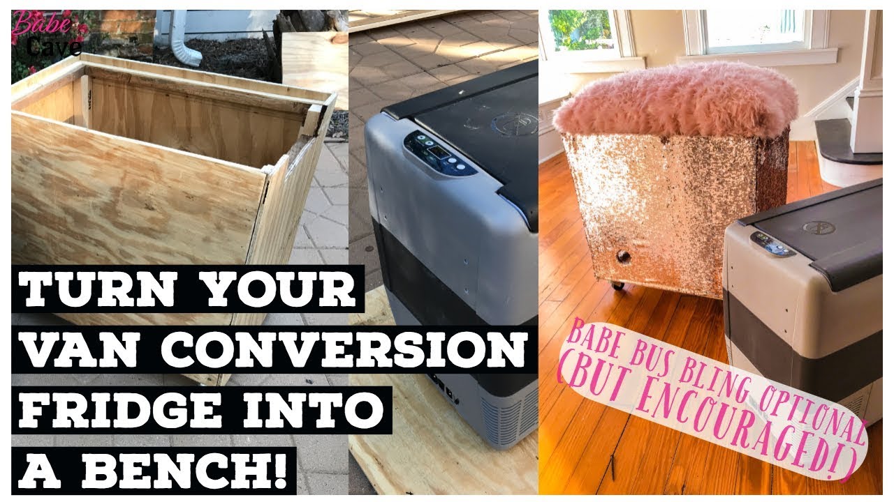 IDEA Turn Your Van Conversion Fridge Into a *Bench* YouTube