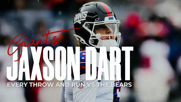 Jaxson Dart vs The Bears: Every Throw and Run