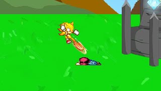 SSF2 Mod Battle: Super Sonic V3 Vs Devil Mario (Normally)