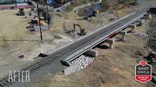 San Pedro Creek Culture Park: 75-Hour Union Pacific Bridge Replacement