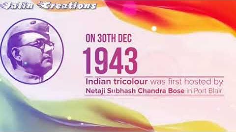 Netaji Subhash Chandra Bose Birthday Whatsapp Status Video With Bose Song