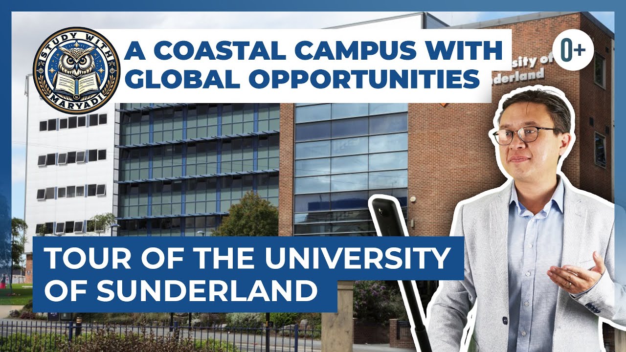 Экскурсия по кампусу Университета Сандерленда / Знакомство с лучшими университетами Англии с MARYADI