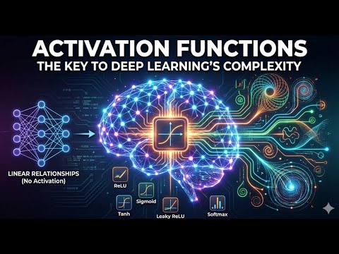 Activation Functions Explained: ReLU, Sigmoid, Tanh & More - YouTube