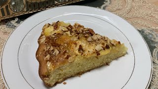 How to make delicious apple cake ?? ‏ طريقة تحضير كيك تفاح