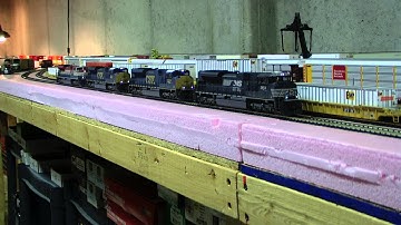 Four Custom Weathered MTH SD70aCe/M-2 with Proto 3 Sound and Flash Code Update