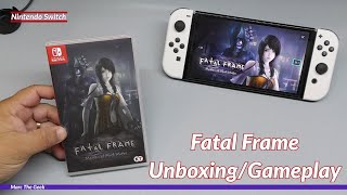 Fatal Frame: Maiden of Black Water Unboxing/Gameplay