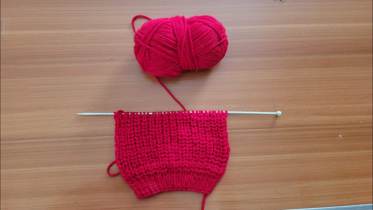 How to Knit a Double Knit Sweater Pattern - YouTube