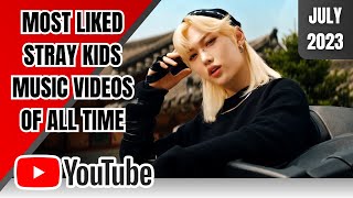 [TOP 30] MOST LIKED STRAY KIDS MUSIC VIDEOS OF ALL TIME | JULY 2023