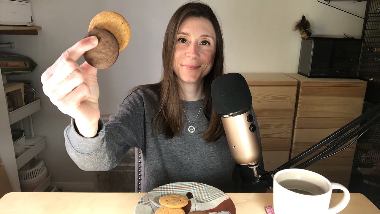 ASMR Drinking a Cup of Tea and Eating Biscuits (Dunking) | Whispered Ramble | Mouth Sounds