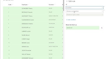 3 min : Format a SharePoint modern list view depending on a value