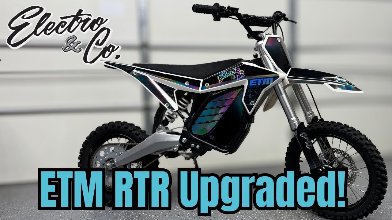 Etm Rtrt Upgraded my ETM RTR 72V Electric Pit Bike - YouTube