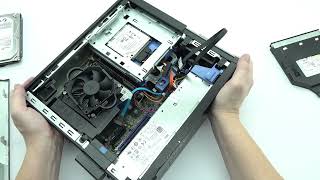 How to install two HDD devices with caddy on Dell Optiplex 9020 4K