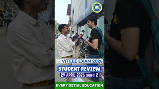 VITEEE 2026 Shift 2 Analysis | Student Reactions + Difficulty Level 🤔